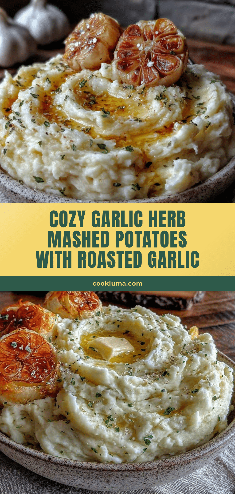 garlic herb mashed potatoes recipe