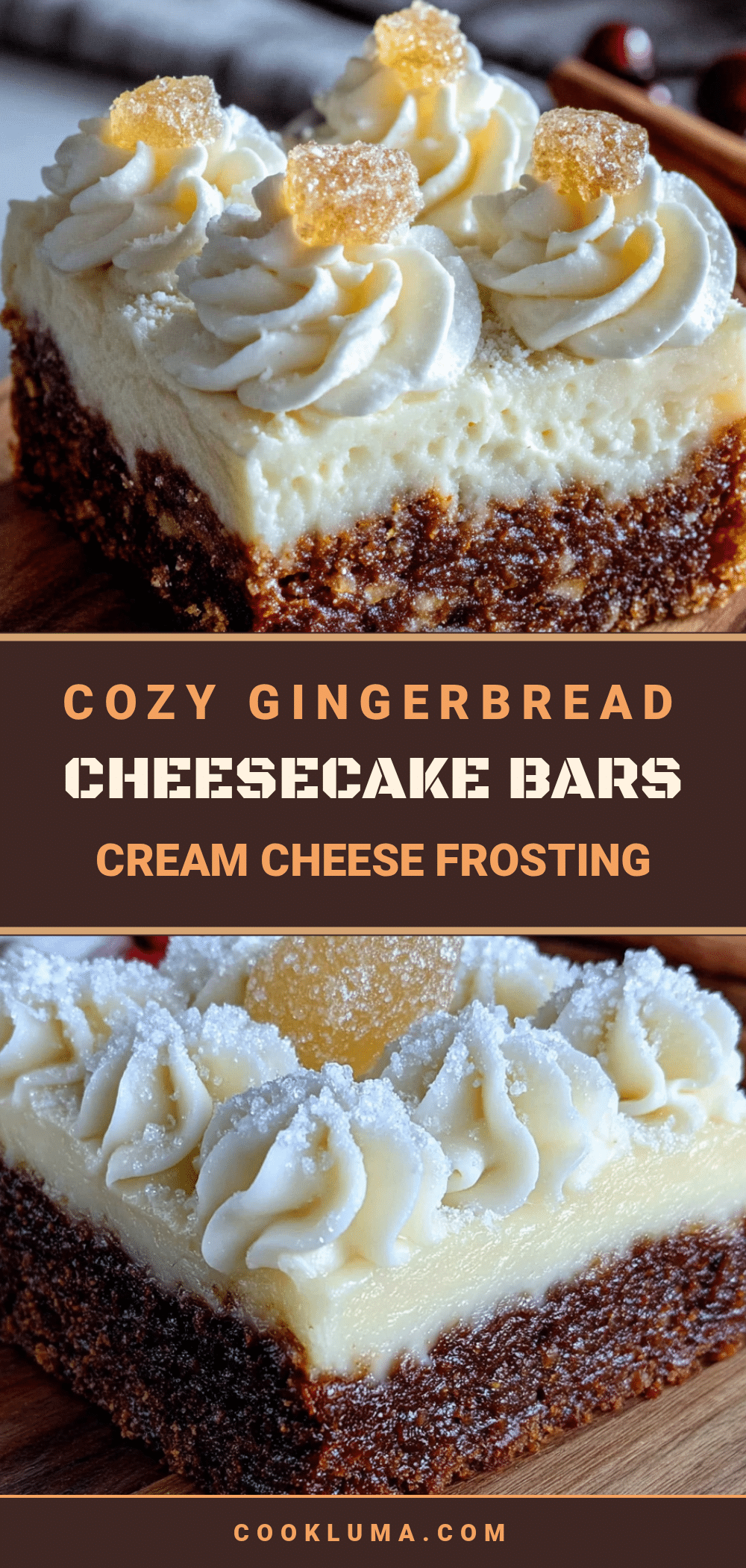 gingerbread cheesecake bars recipe