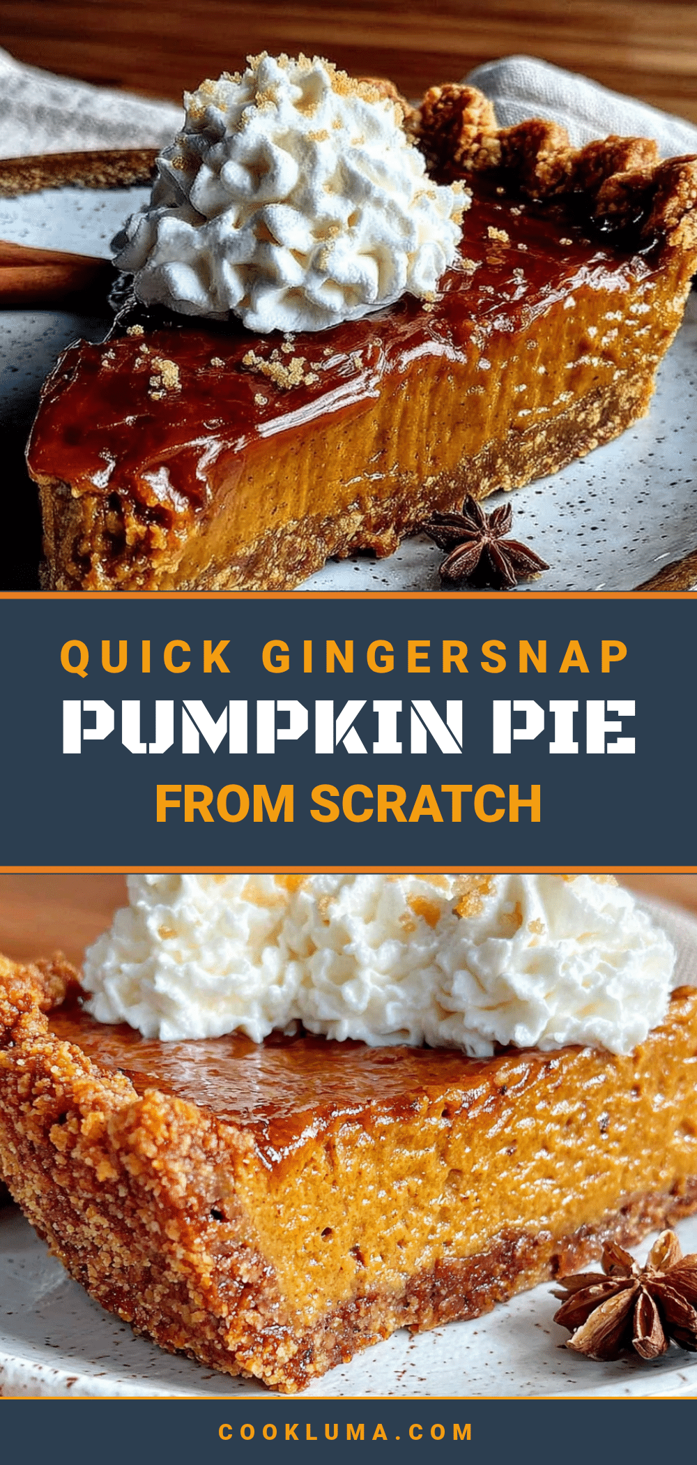 gingersnap pumpkin pie recipe