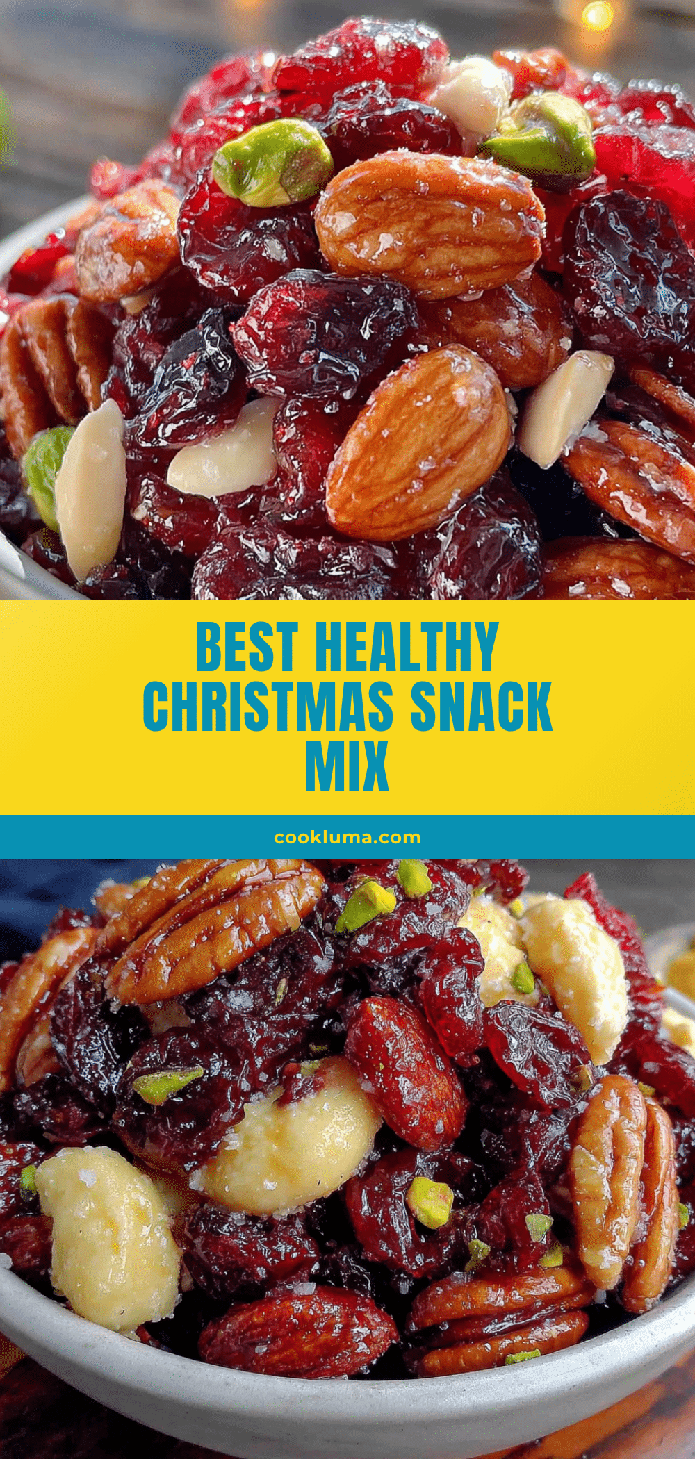 healthy christmas snack mix recipe