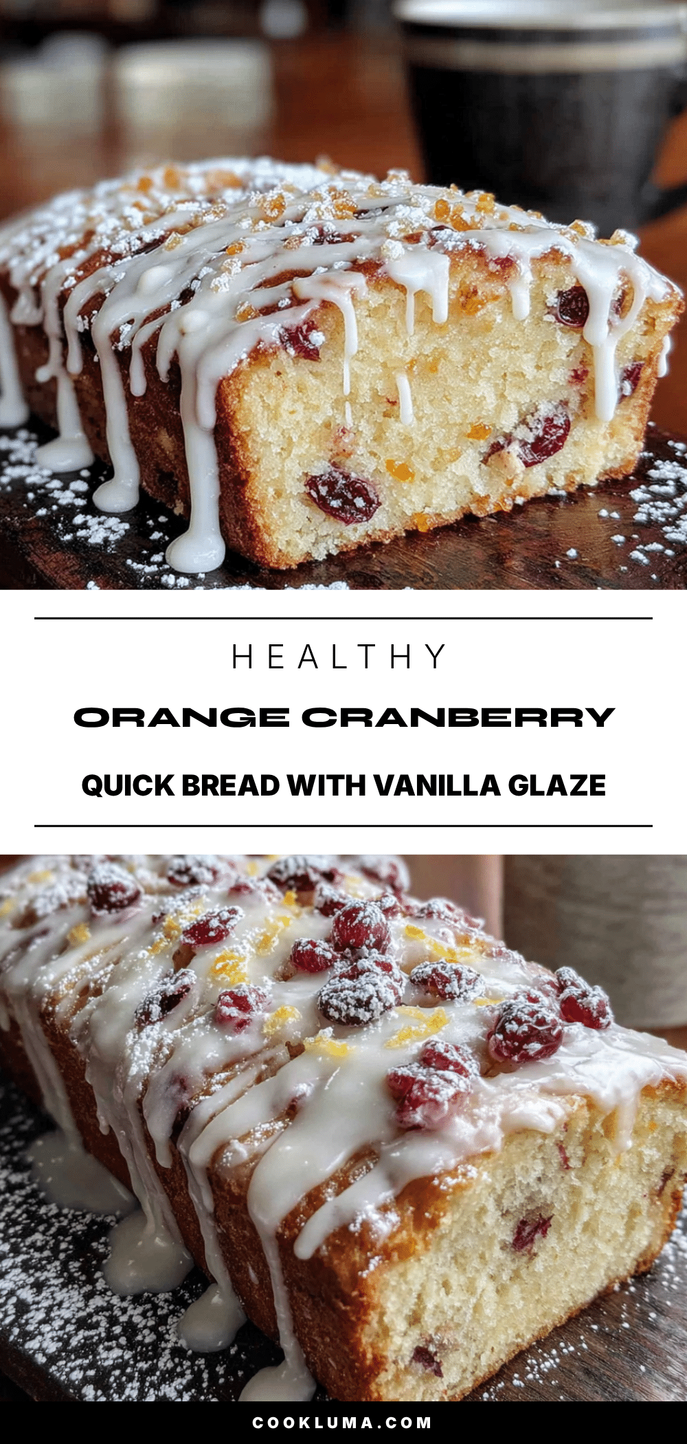 healthy orange cranberry quick bread recipe