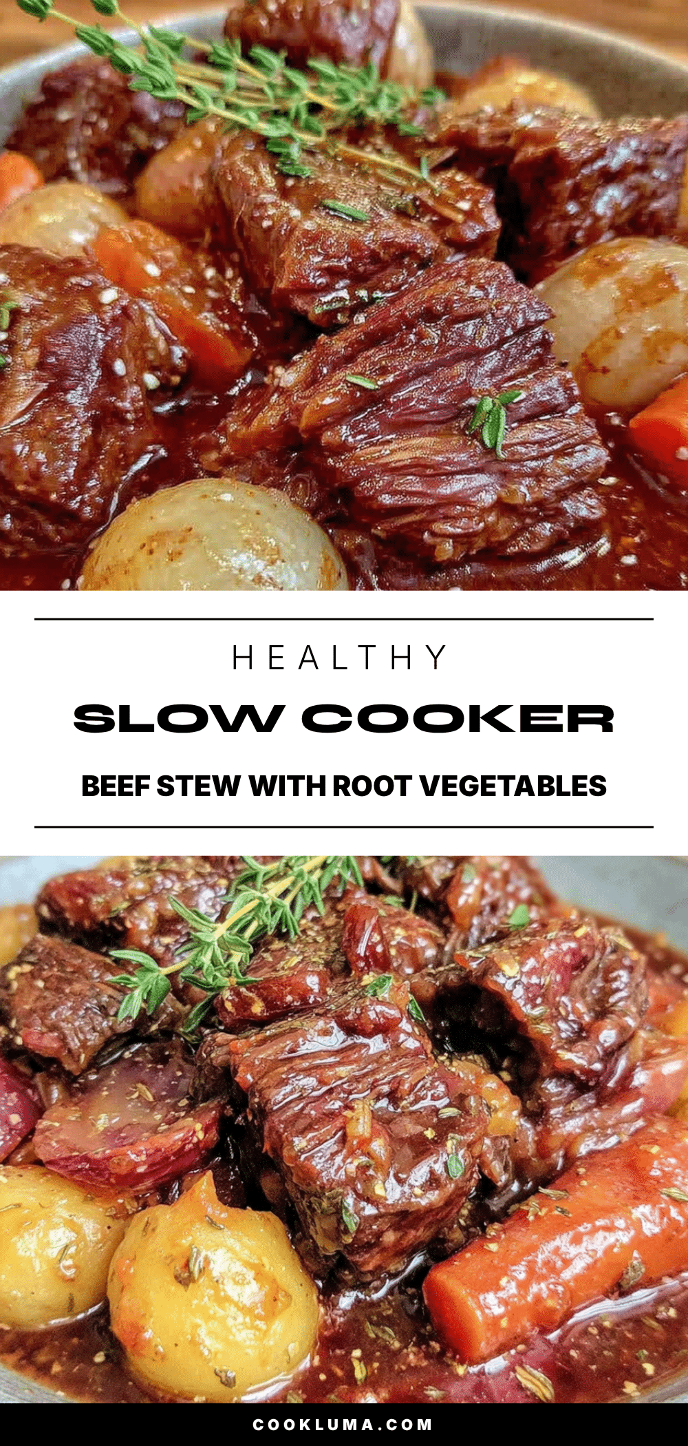 healthy slow cooker beef stew recipe