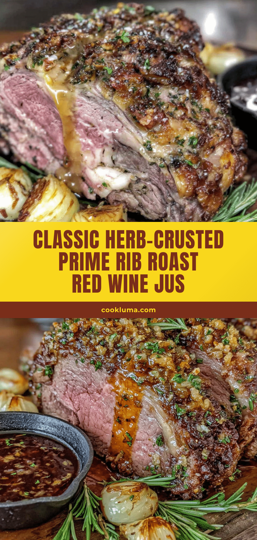 herb-crusted prime rib recipe