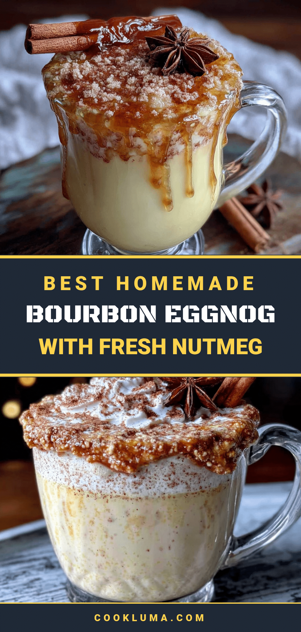 homemade bourbon eggnog recipe