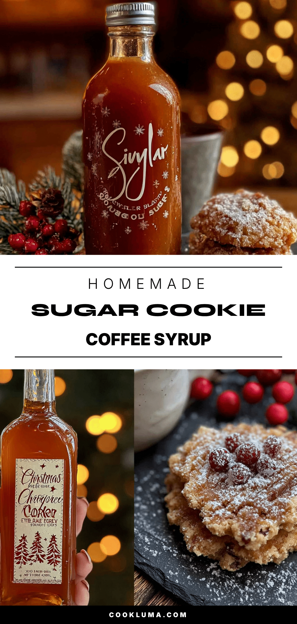 homemade sugar cookie coffee syrup recipe