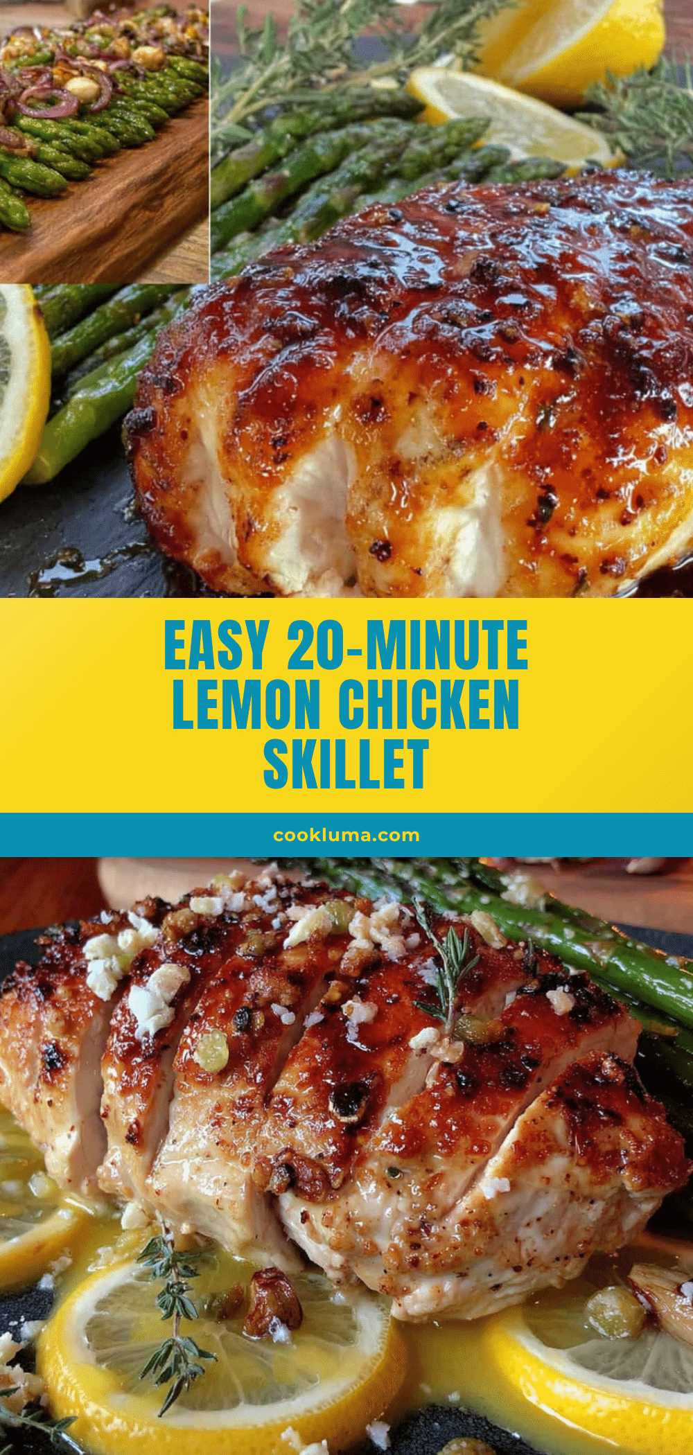 lemon chicken skillet dinner recipe