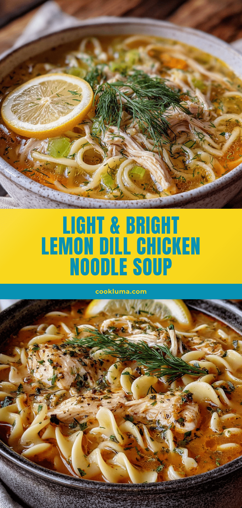 lemon dill chicken noodle soup recipe