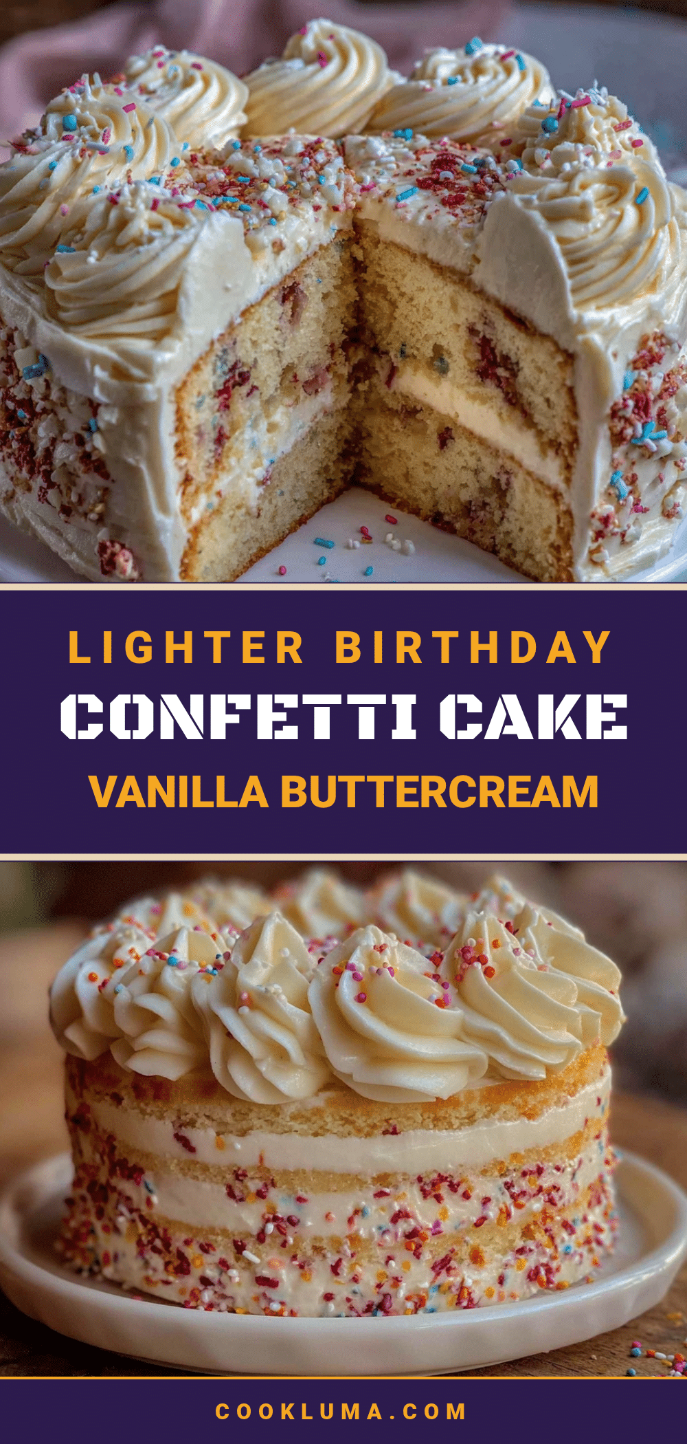 lighter birthday confetti cake recipe