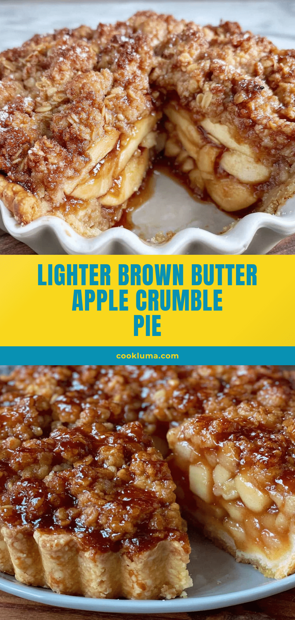 lighter brown butter apple crumble pie recipe