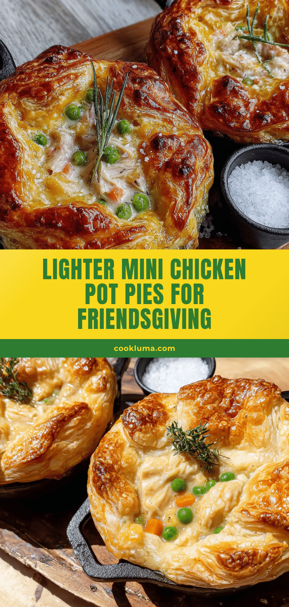 lighter mini chicken pot pies recipe