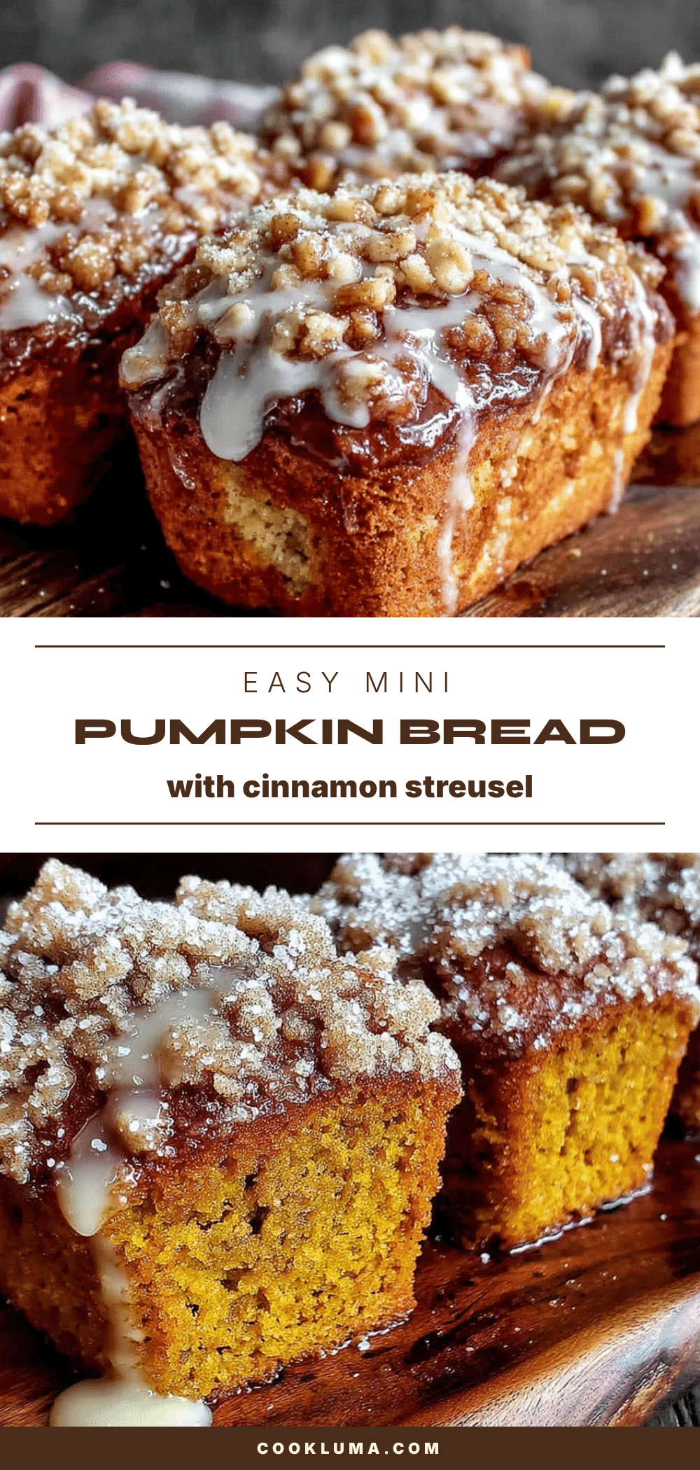 mini pumpkin bread loaves recipe