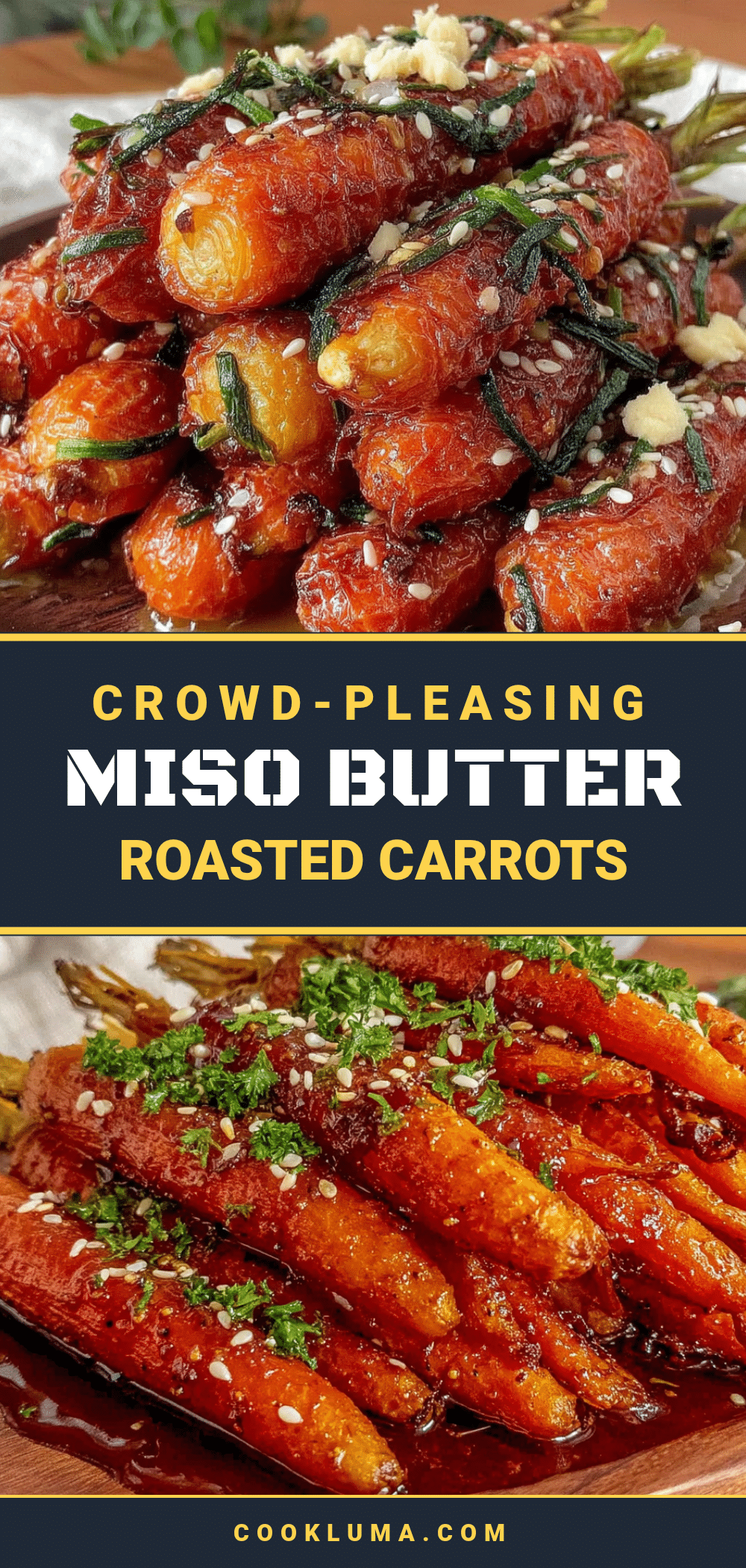 miso butter roasted carrots recipe