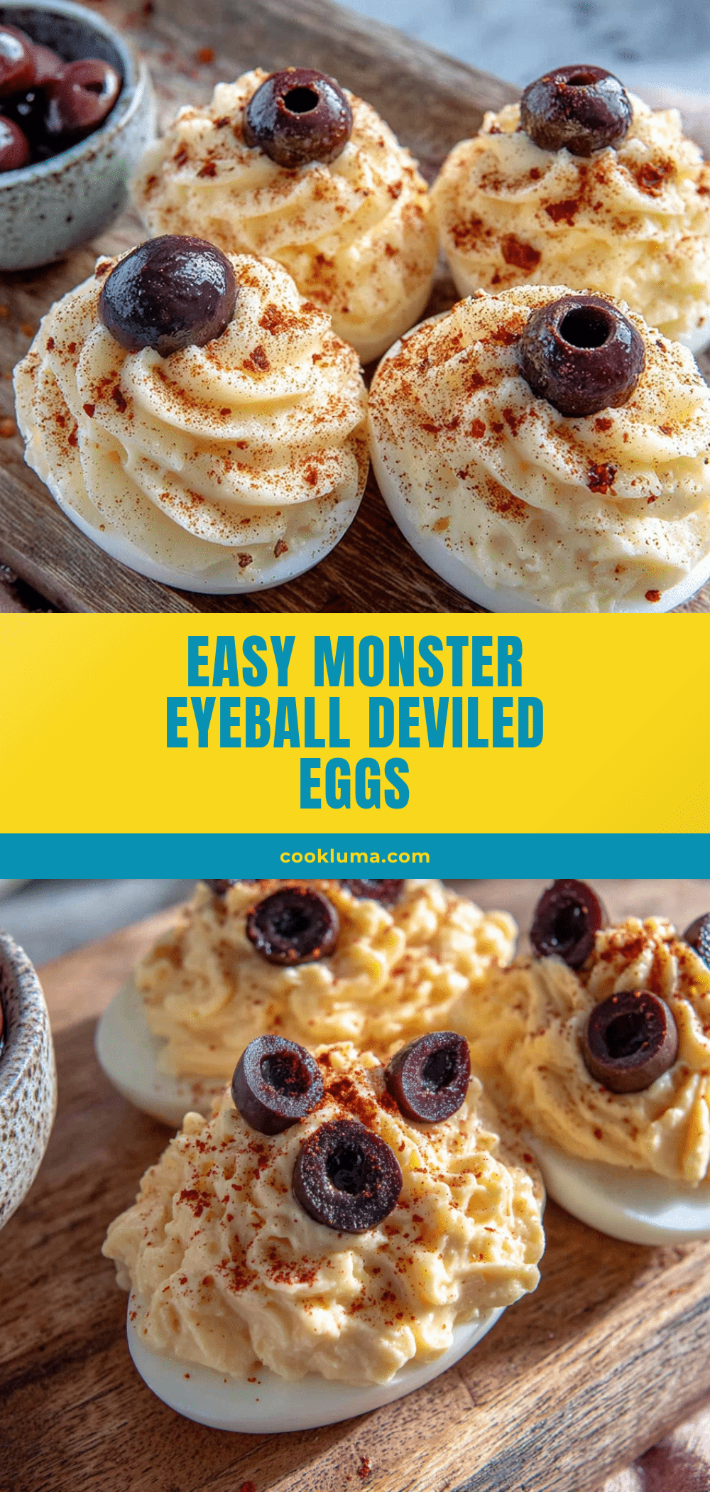 monster eyeball deviled eggs recipe