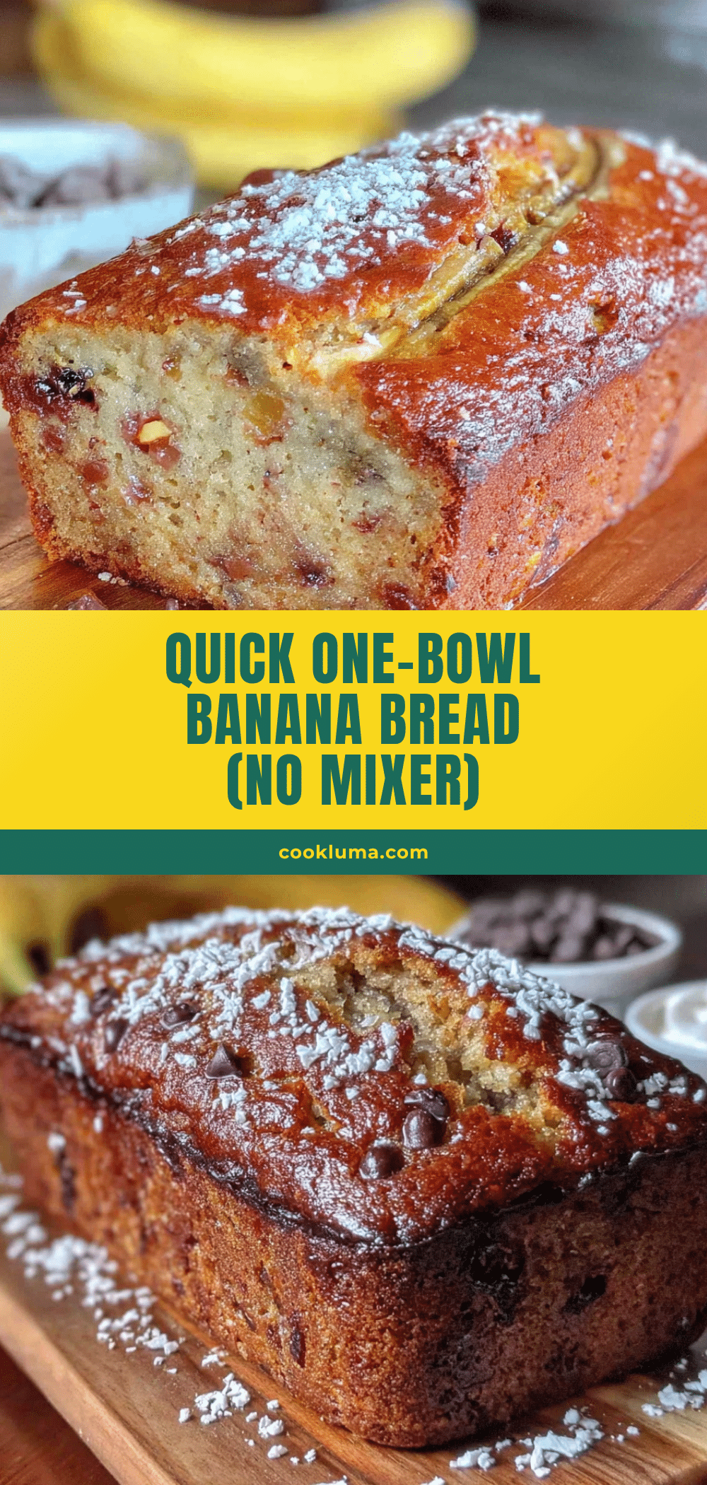 one bowl banana bread recipe