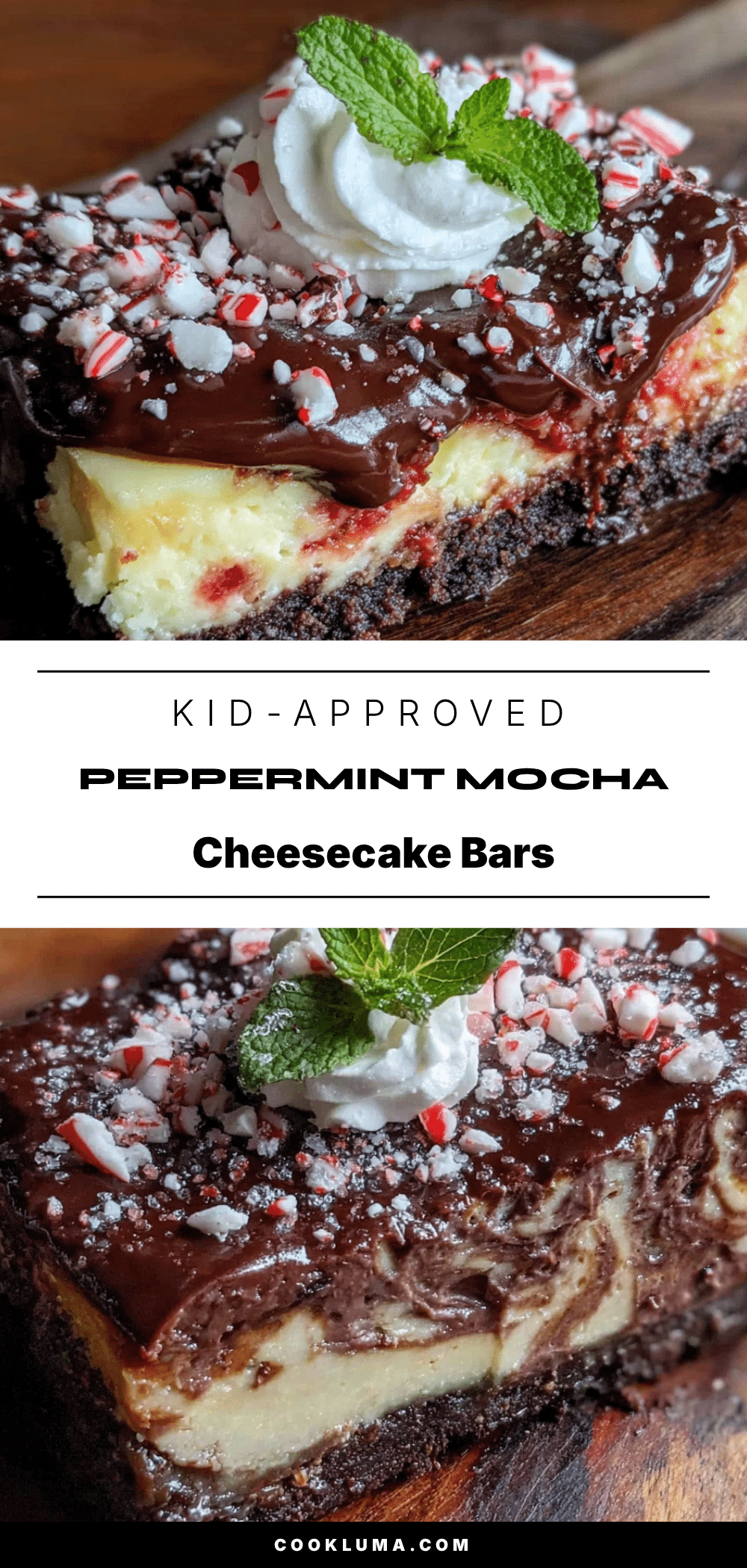 peppermint mocha cheesecake bars recipe