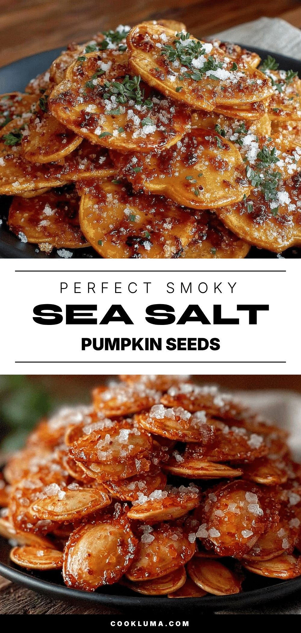 Perfect Smoky Sea Salt Pumpkin Seeds recipe