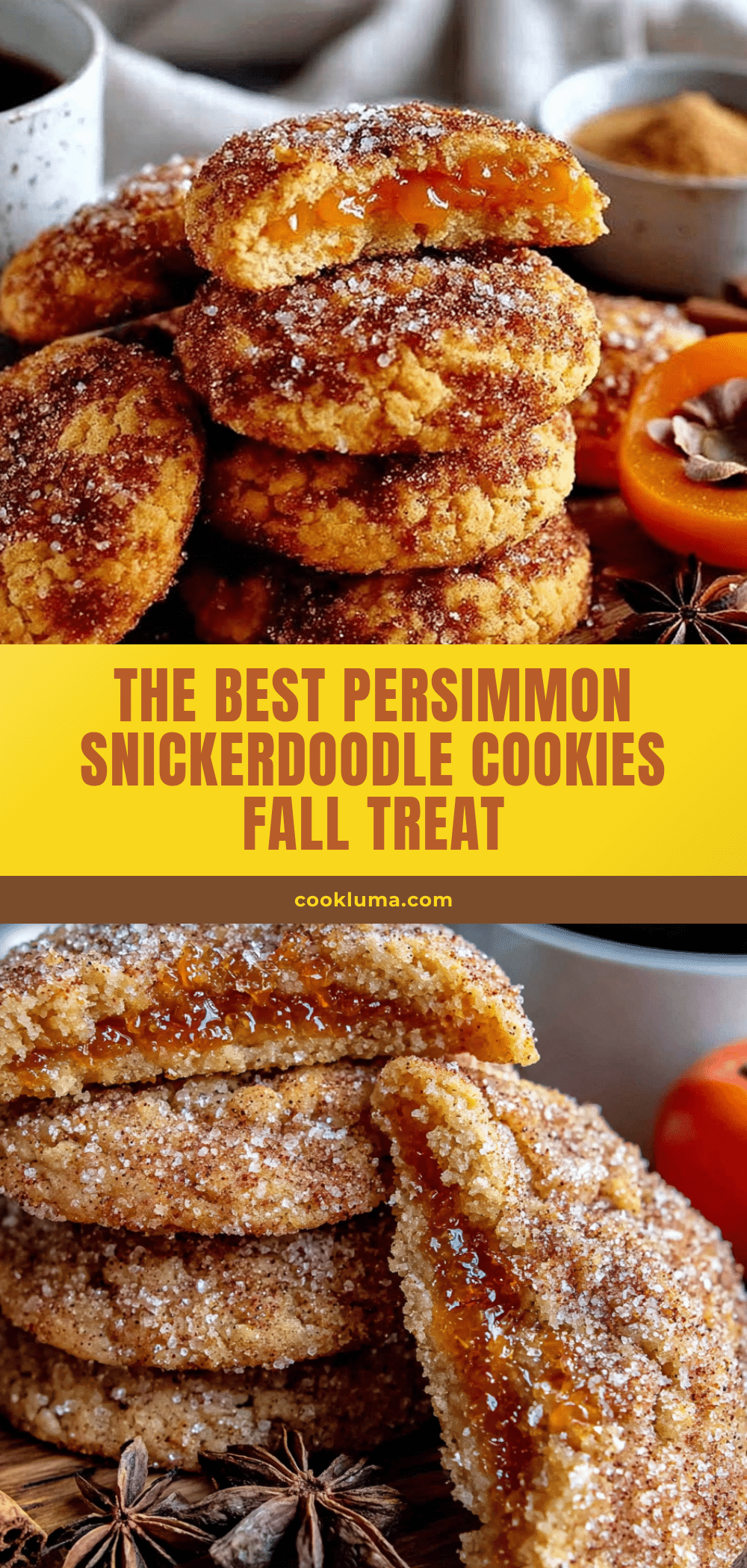 persimmon snickerdoodle cookies recipe