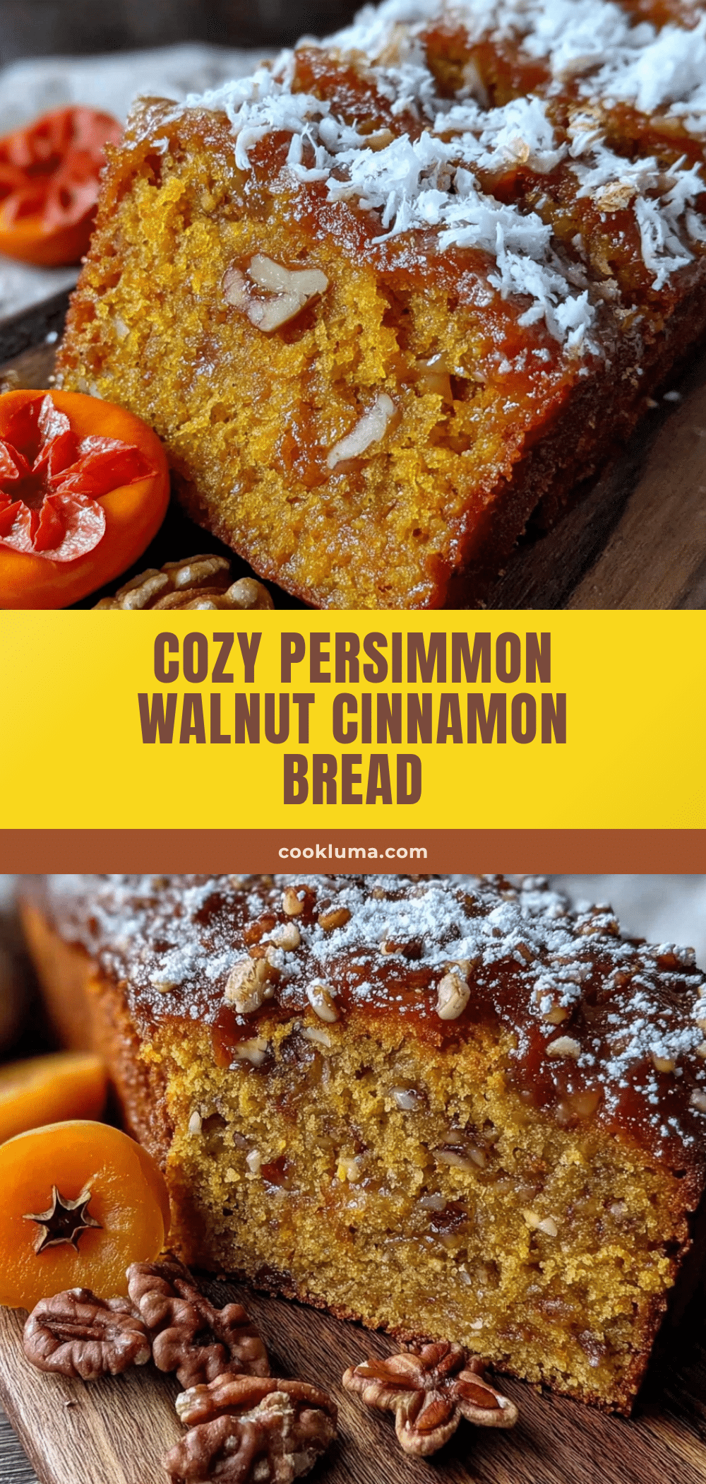 persimmon walnut cinnamon bread recipe