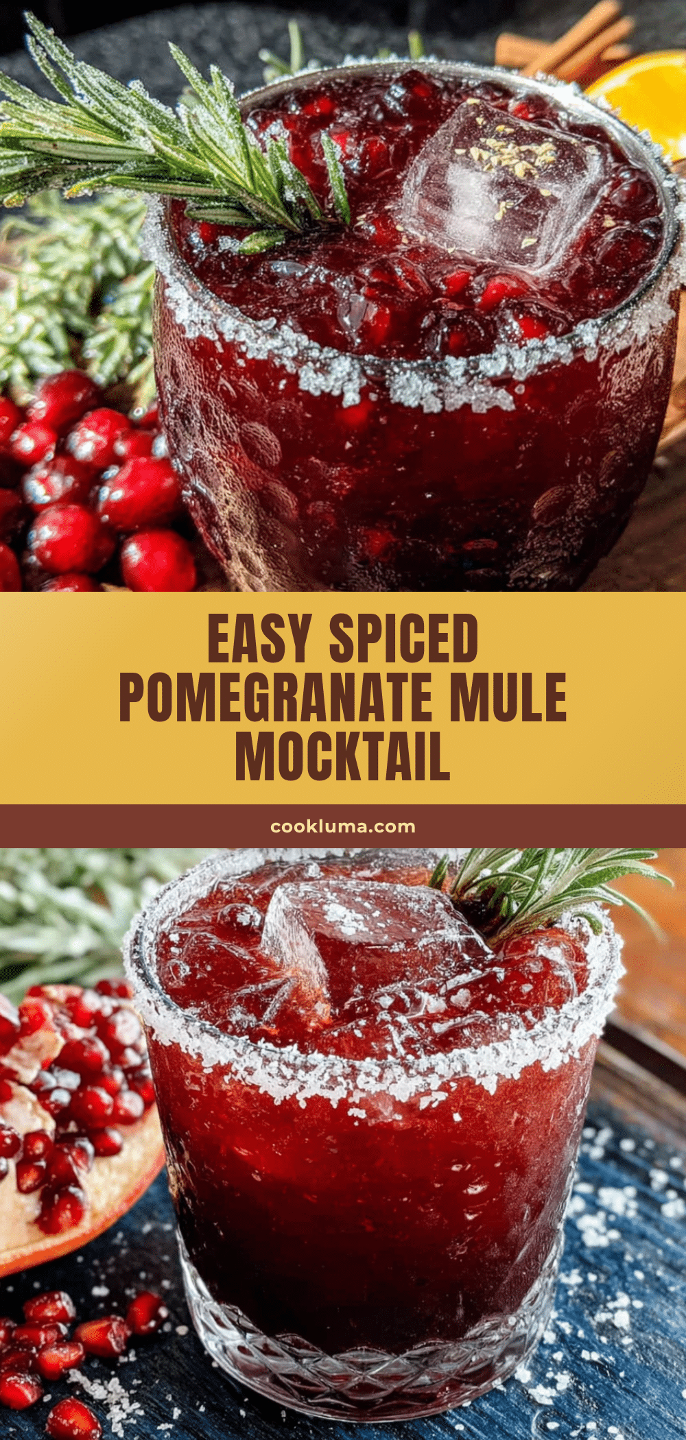pomegranate mule mocktail recipe