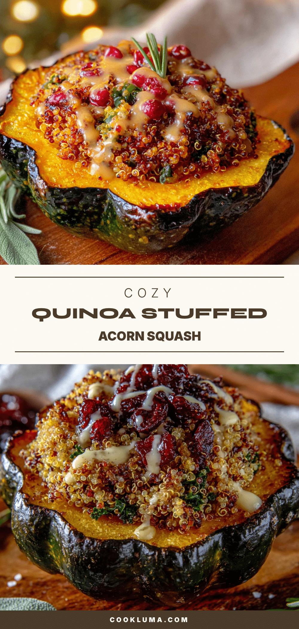 quinoa stuffed acorn squash recipe