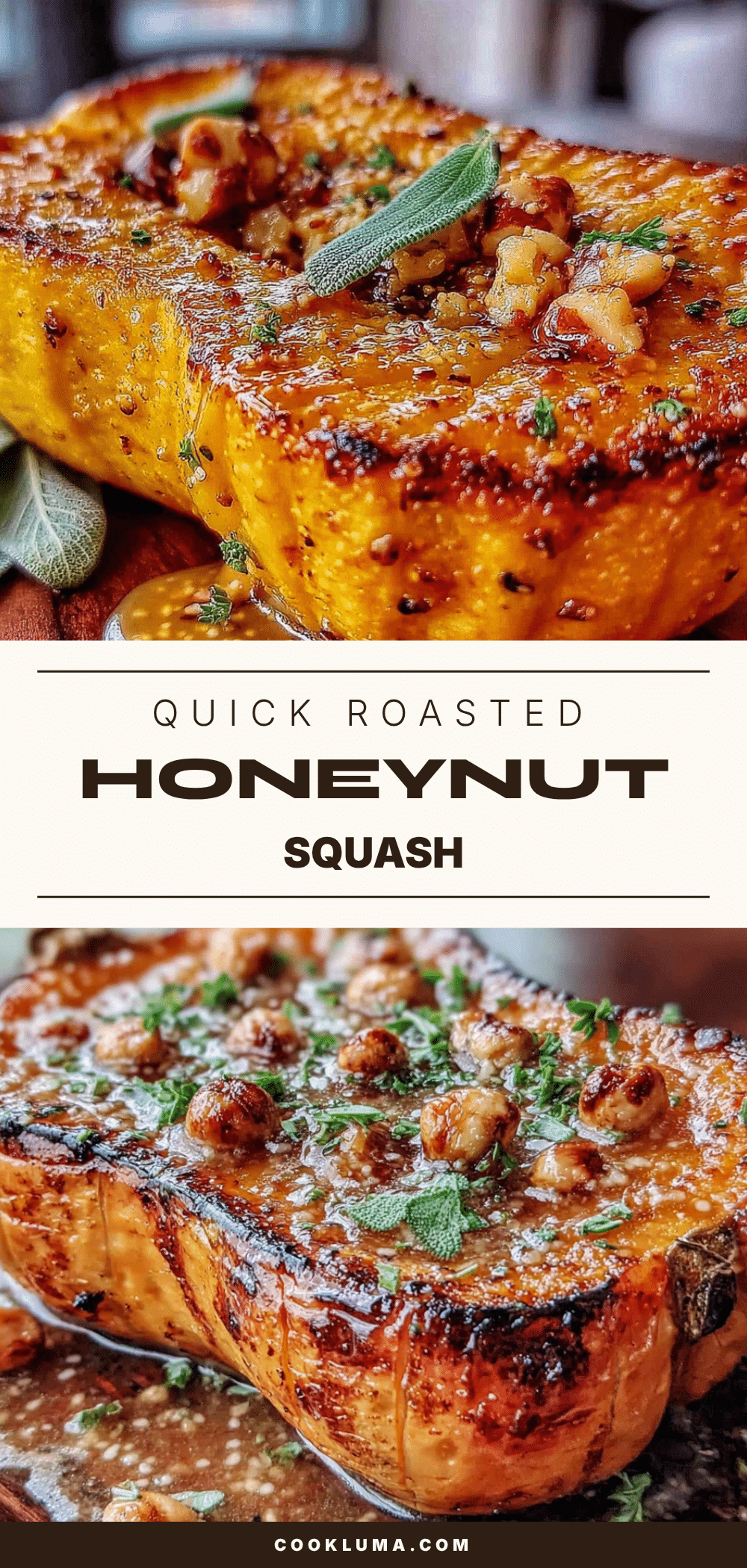 roasted honeynut squash with brown butter recipe