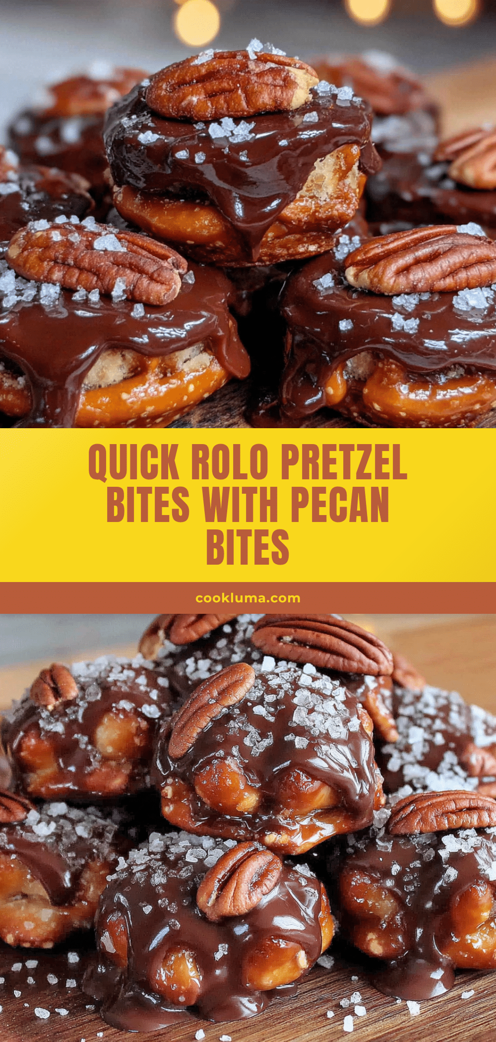 Rolo pretzel bites recipe
