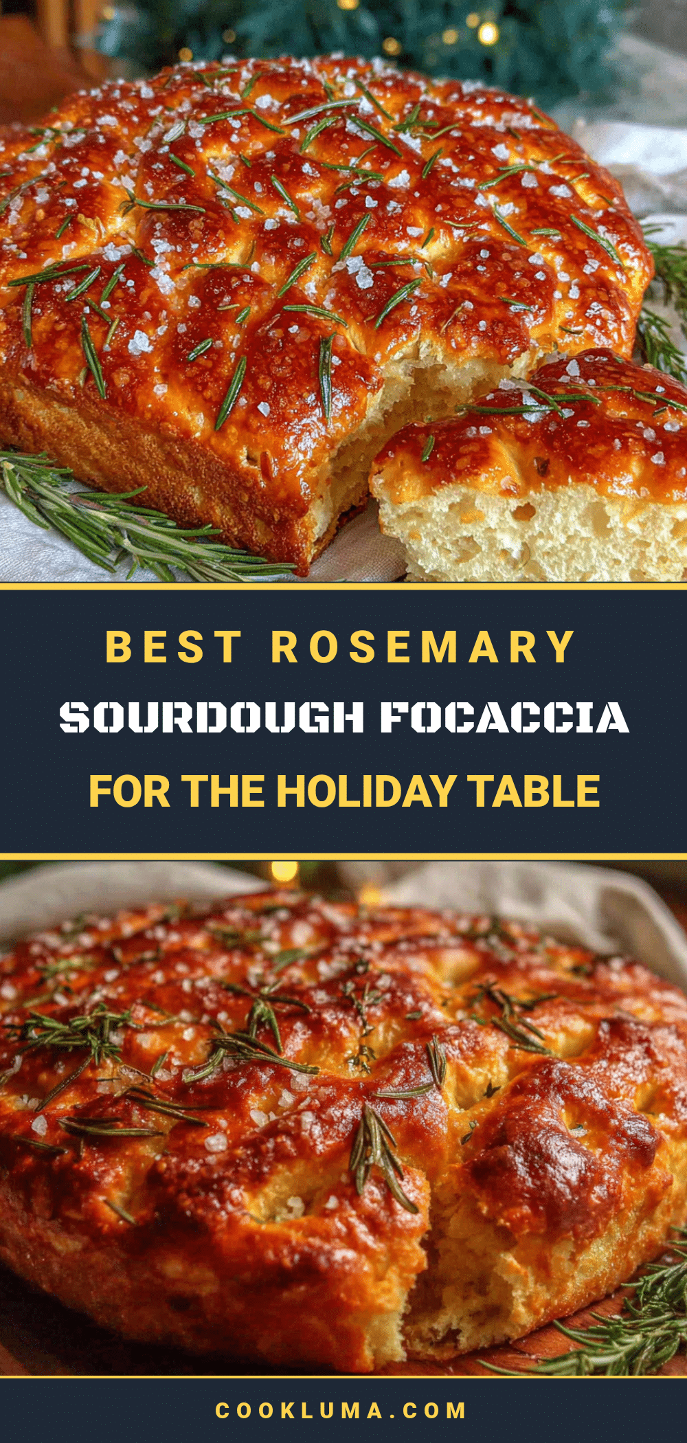 Rosemary Sourdough Focaccia recipe