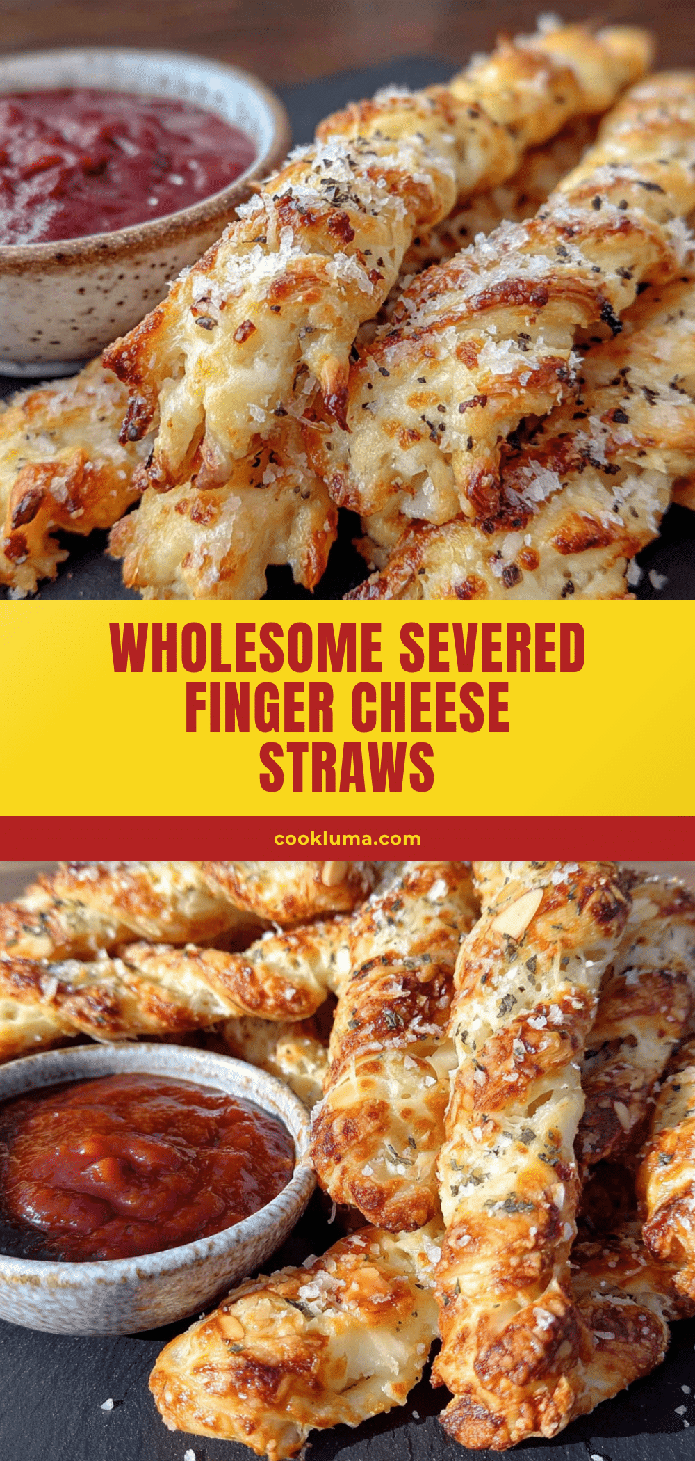 severed finger cheese straws recipe