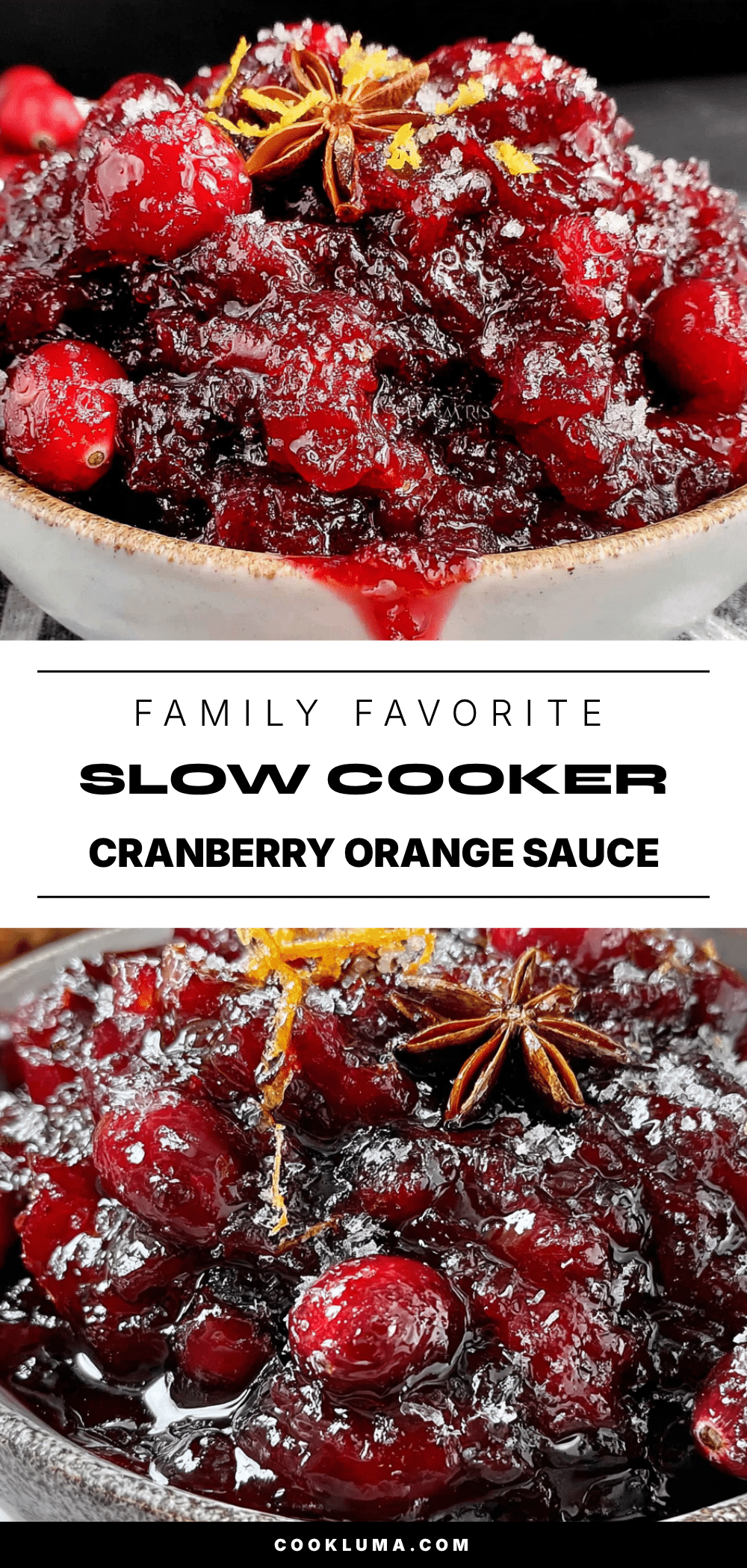 slow cooker cranberry orange sauce recipe