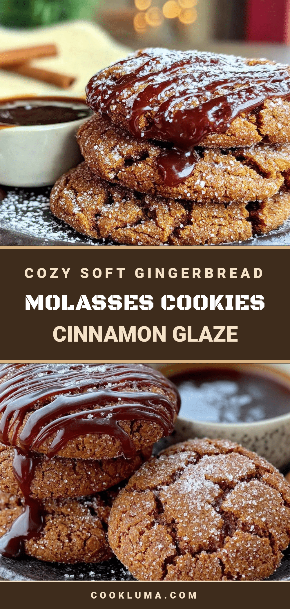 soft gingerbread molasses cookies recipe