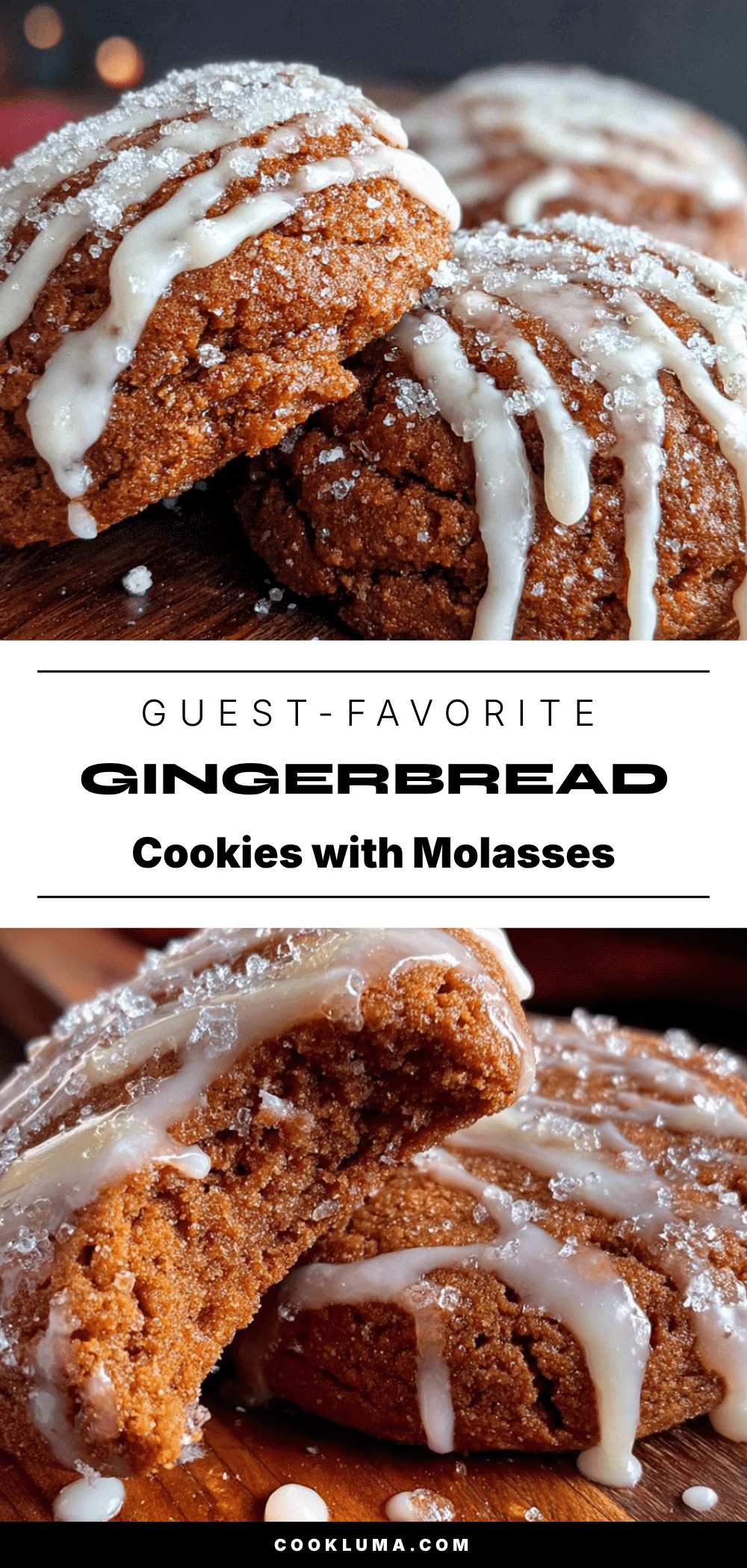 soft iced gingerbread cookies recipe