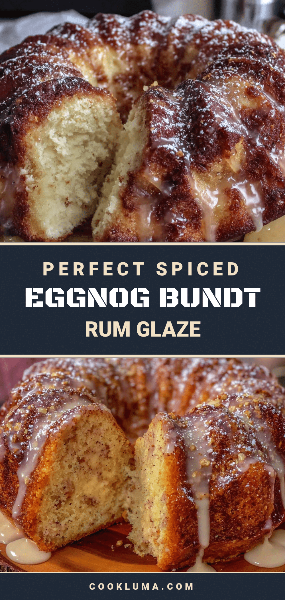 spiced eggnog bundt cake recipe