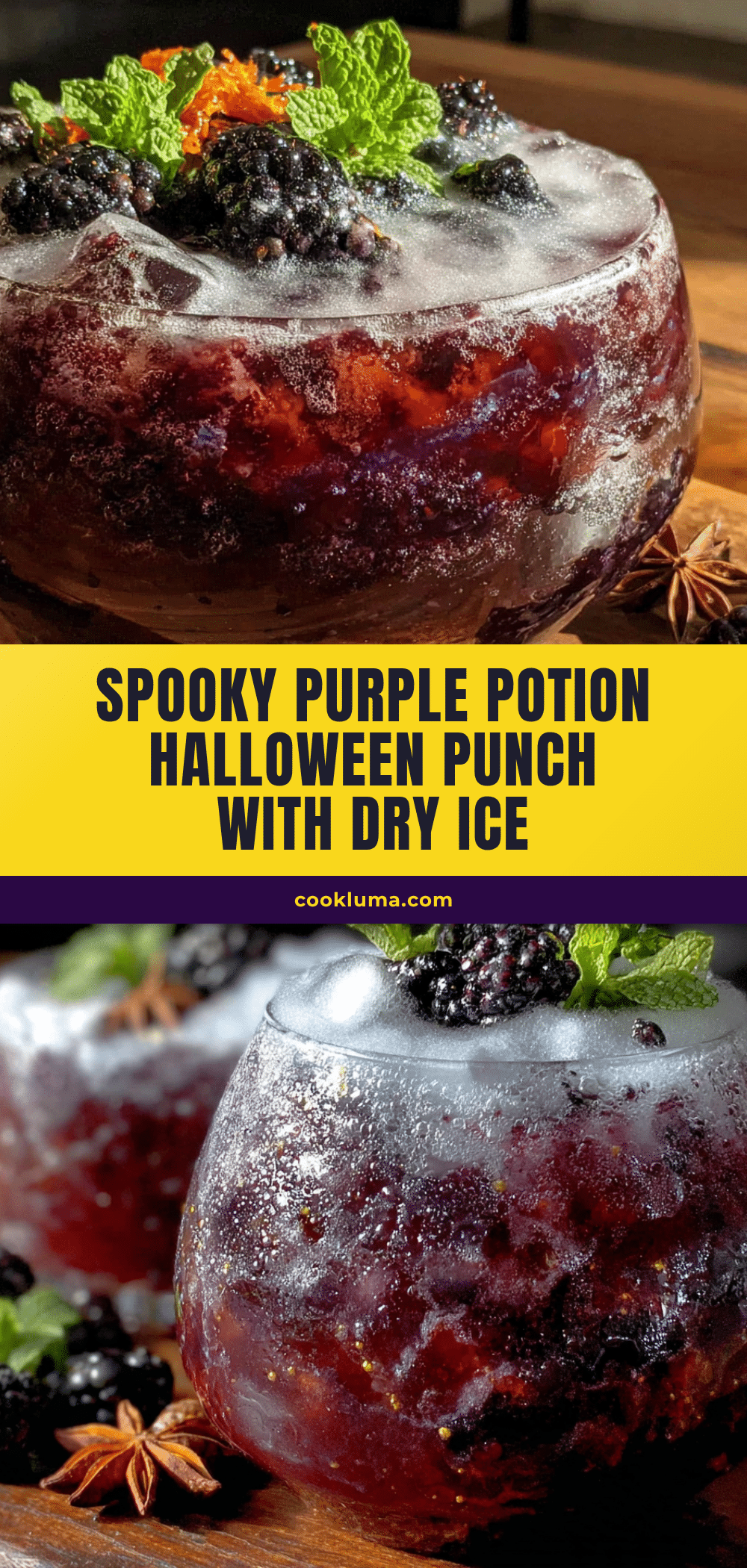 Spooky Purple Potion Halloween Punch recipe