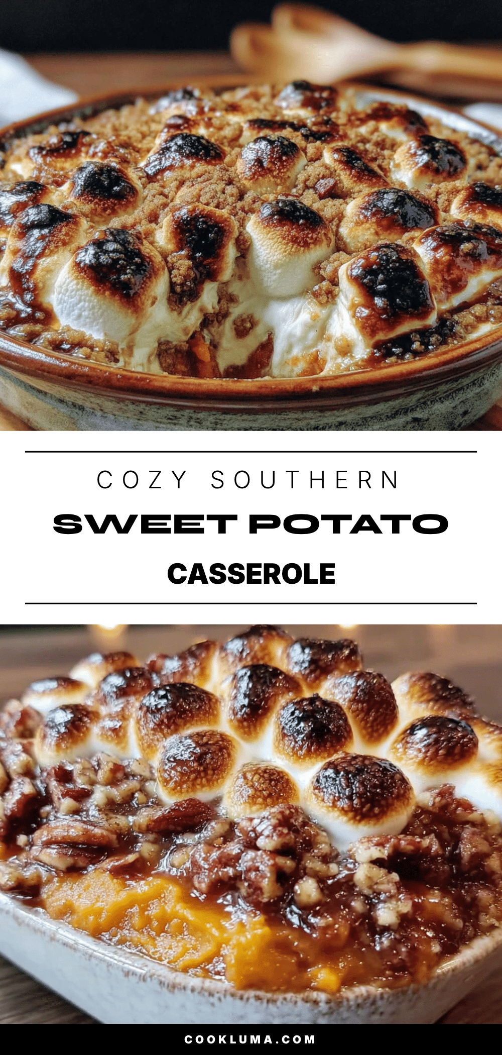 sweet potato casserole with pecan crumble recipe