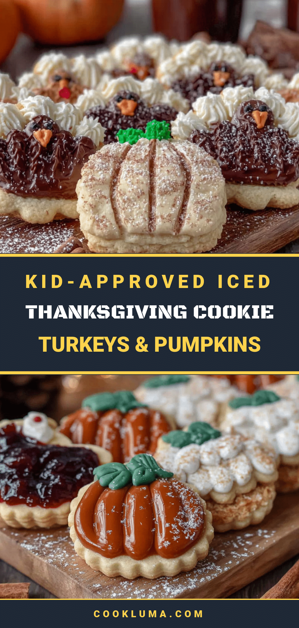 Thanksgiving cookie cutouts recipe