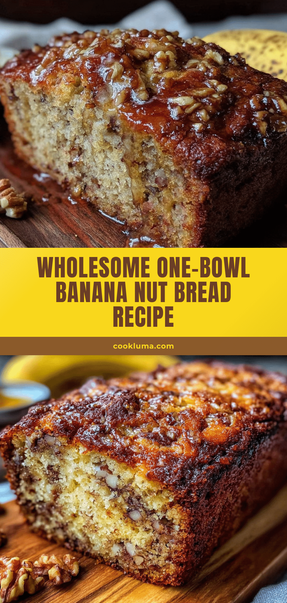 wholesome one-bowl banana nut bread recipe
