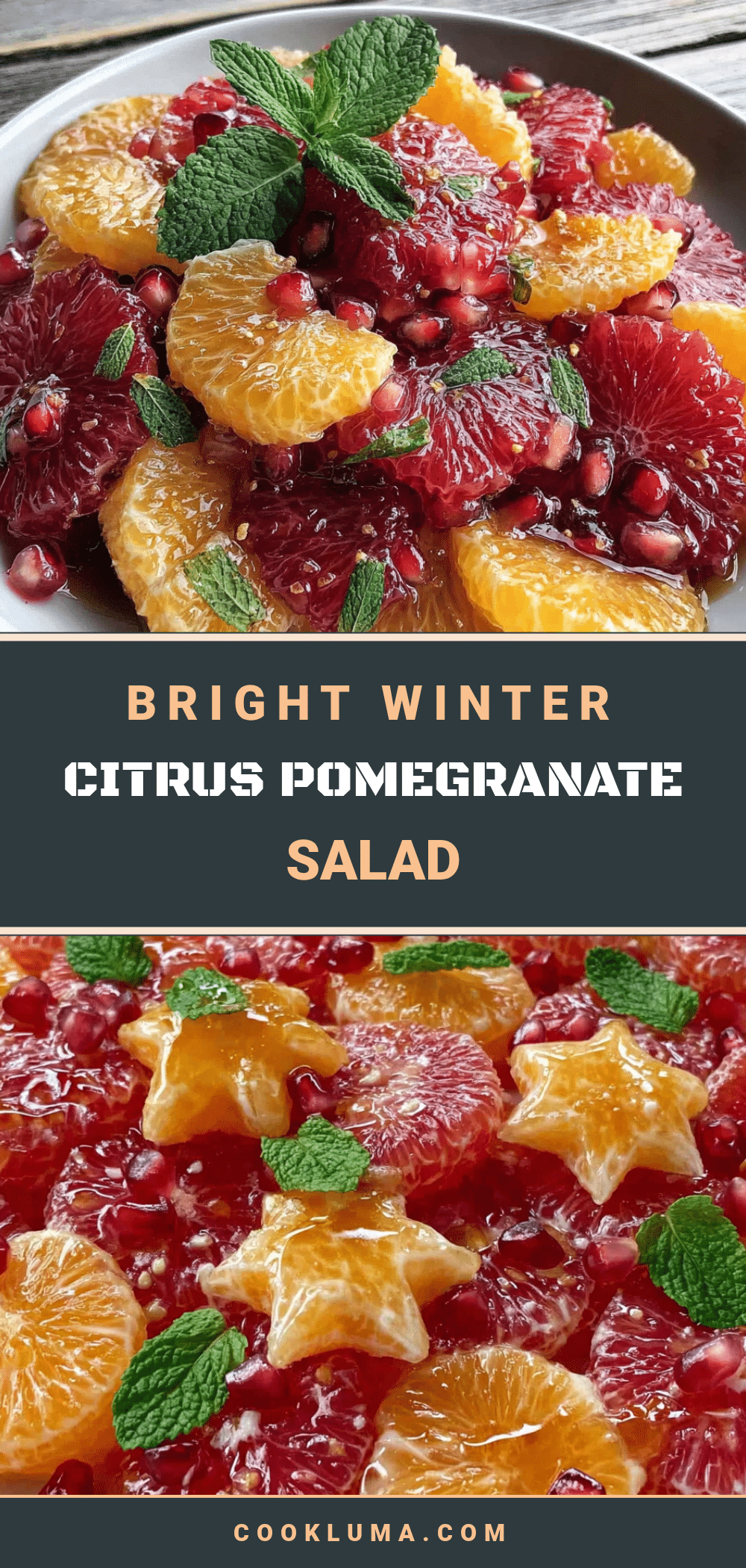 winter citrus pomegranate salad recipe